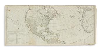 [GIBSON, JOHN.] A New Map of the Whole Continent of America,